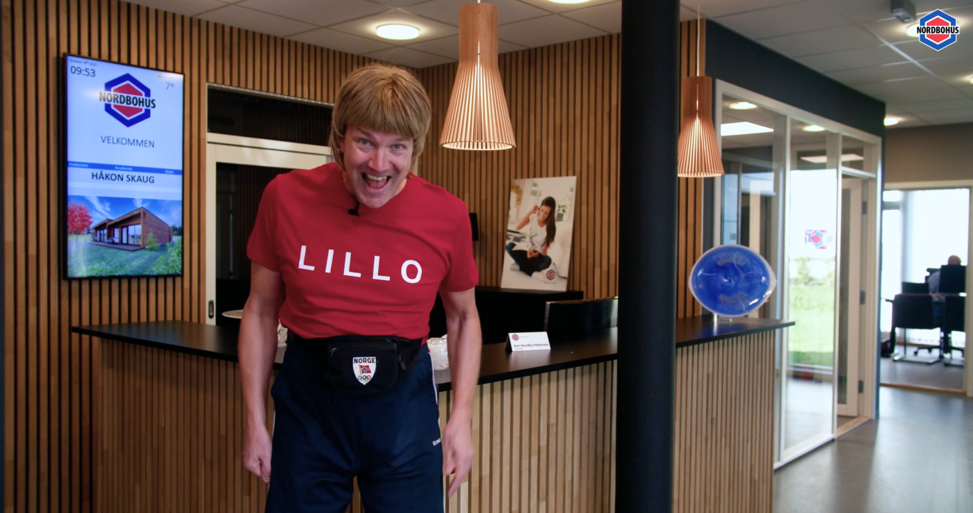 Håkon Skaug fra Urbane Totninger presenterer boligen LILLO