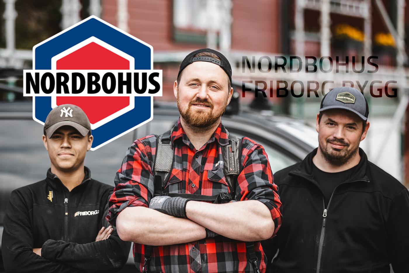 Bilde av ansatte i Nordbohus Friborg Bygg