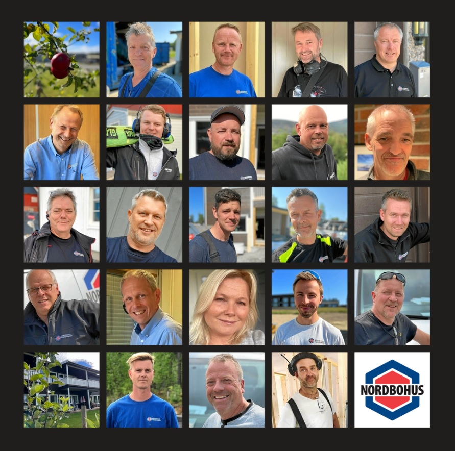 Bilde av ansatte i Nordbohus Kongsvinger 2023