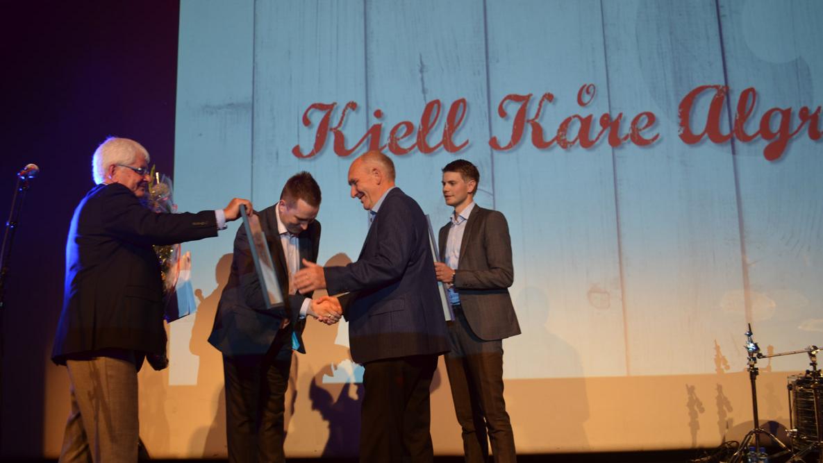 Kjell Kåre Algrøy fikk prisen for årets beste selger enebolig 2013. Dessverre ikke tilstede. 