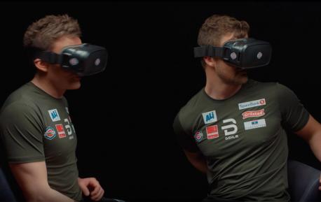 To fra langrennslandslaget tester VR-briller