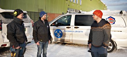 Tømrere og daglig leder i Nordbohus Fulsaas & Løkseth